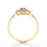 Złoty pierścionek 585 z diamentem 0.50 ct SBPZ_035